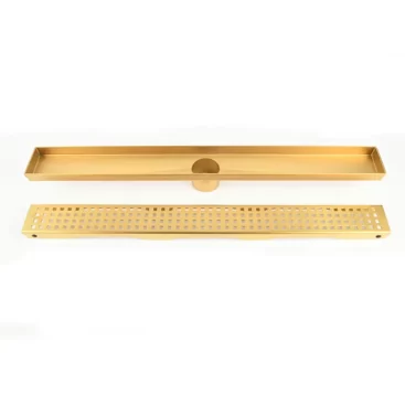 Vertical shower channel