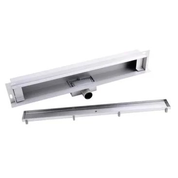 linear drain against wall