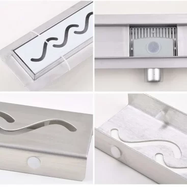 linear drain walk in shower 2