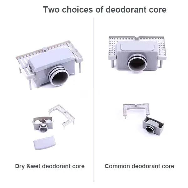 linear shower drain in concrete floor