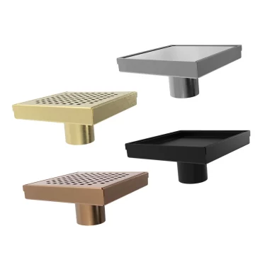 四角いシャワー排水口