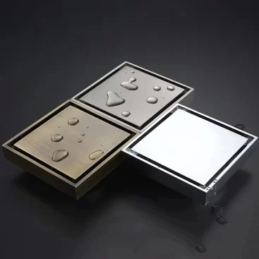 quadratischer Nasszimmerabfluss