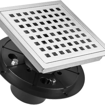 ステンレス鋼のシャワードレン正方形