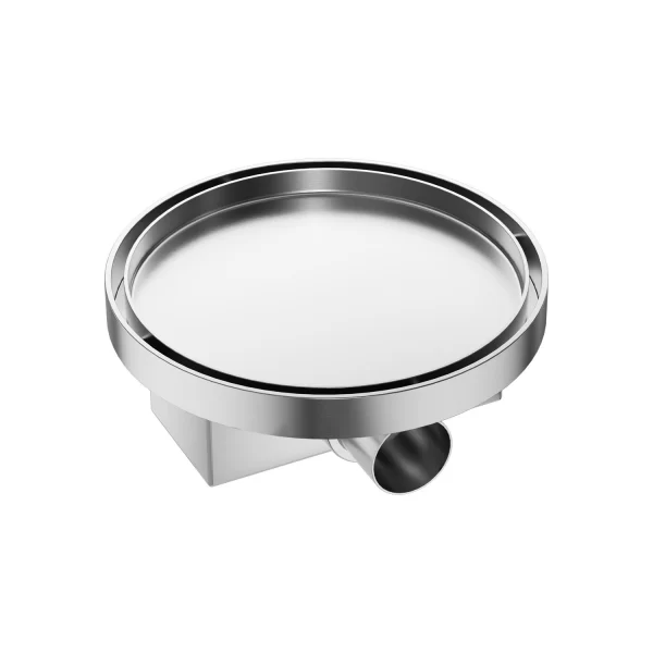 tile in round shower floor drain