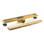Gold floor drain