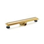 Gold linear drain