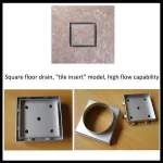 Tileable Floor Drain Grate
