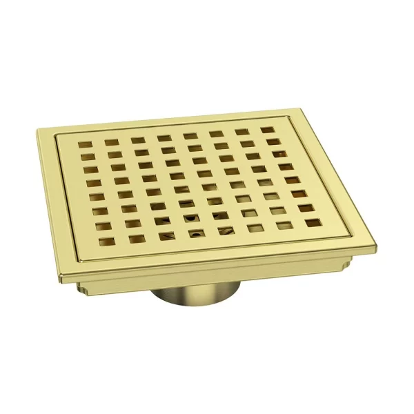 gold shower floor drain