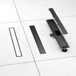 线性排水口哑光黑