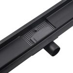 linear drain with flange