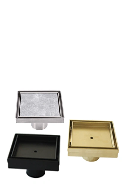 tile in shower drain square