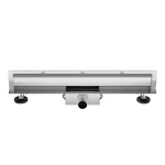 In wall shower linear drain