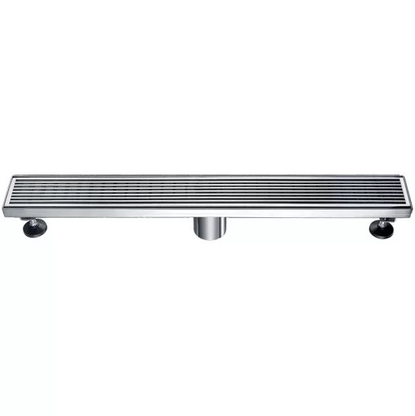 Linear channel and heelguard grates